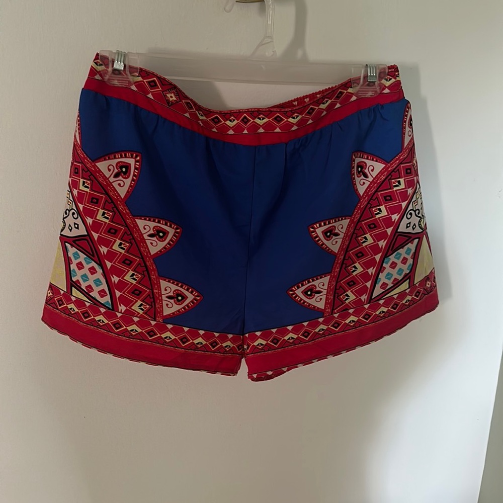 From a brand called SWEET WANDERER, size women’s small, and it’s mainly blue